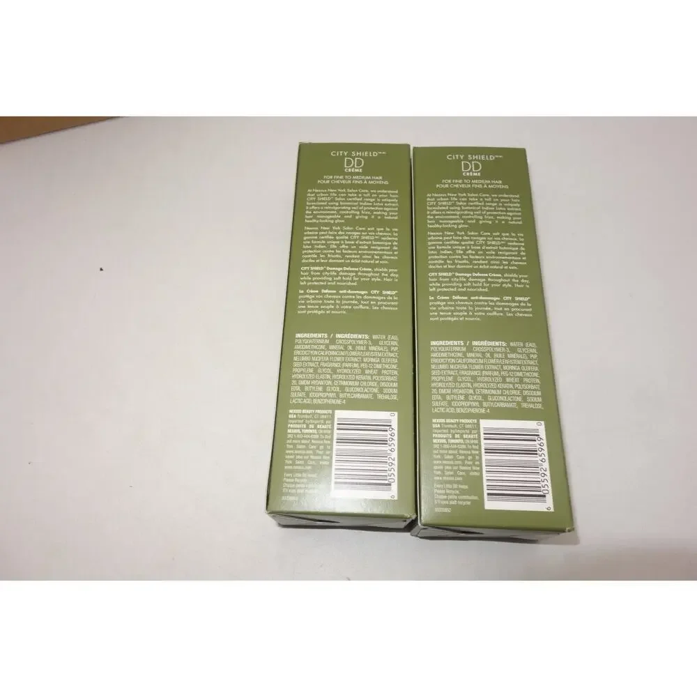 2 Pack of NEW NEXXUS CITY SHIELD Step 3 DD Creme for Fine to Medium Hair 1.93 oz